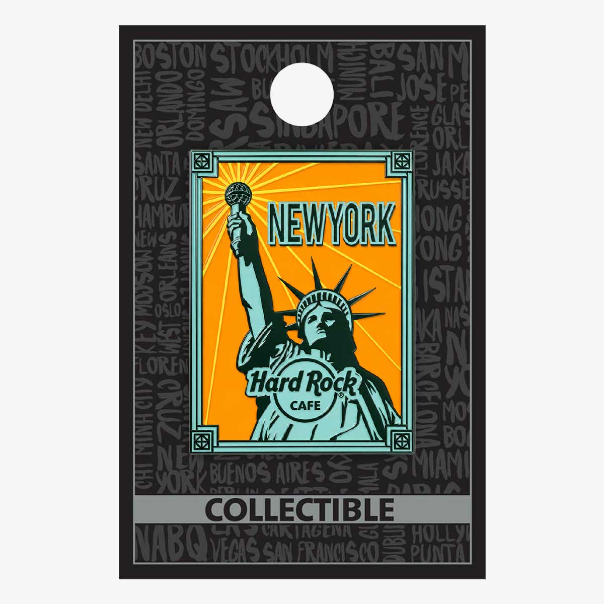 Collectible New York City Liberty Sings Pin image number 2