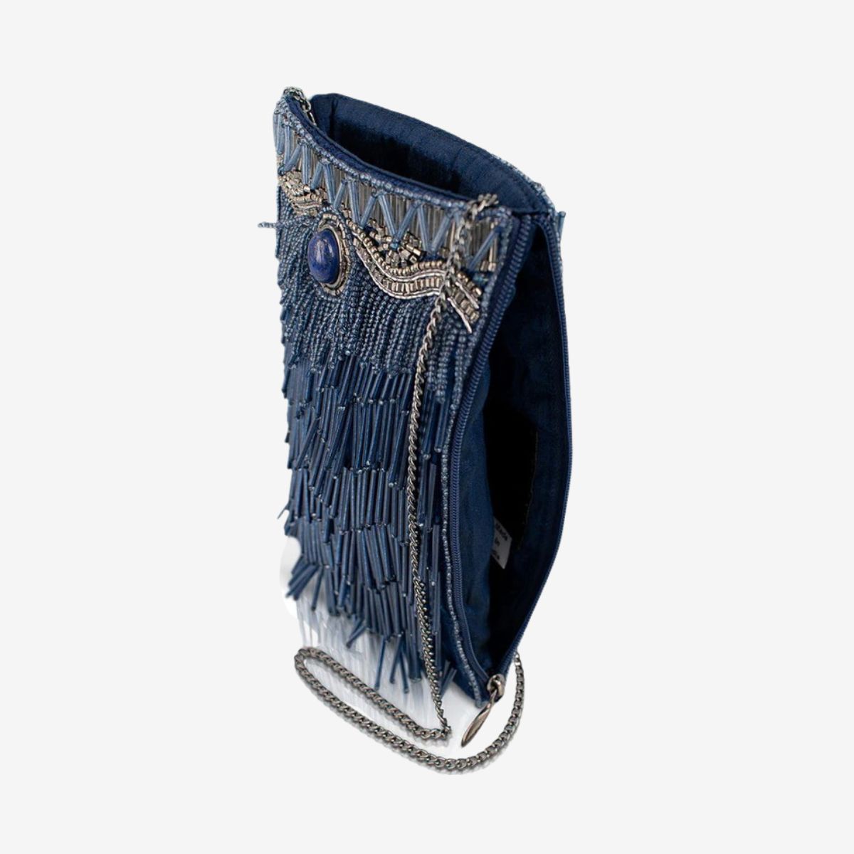 Mary Francis True Blue Crossbody Phone Bag image number 4