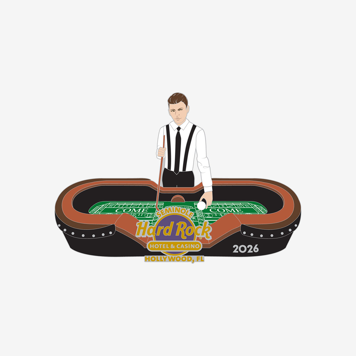 Limited Edition Hollywood, FL Dealer Pin image number 1