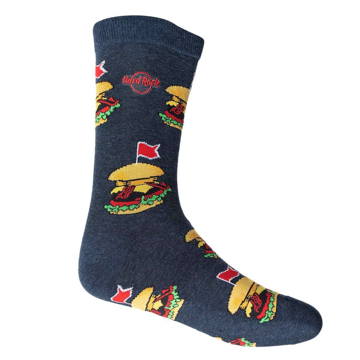 Adult Legendary Repeat Burger Socks image number 1