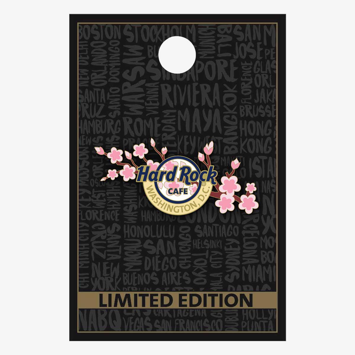 Limited Edition Washington D.C. Cherry Blossom Logo Pin image number 2