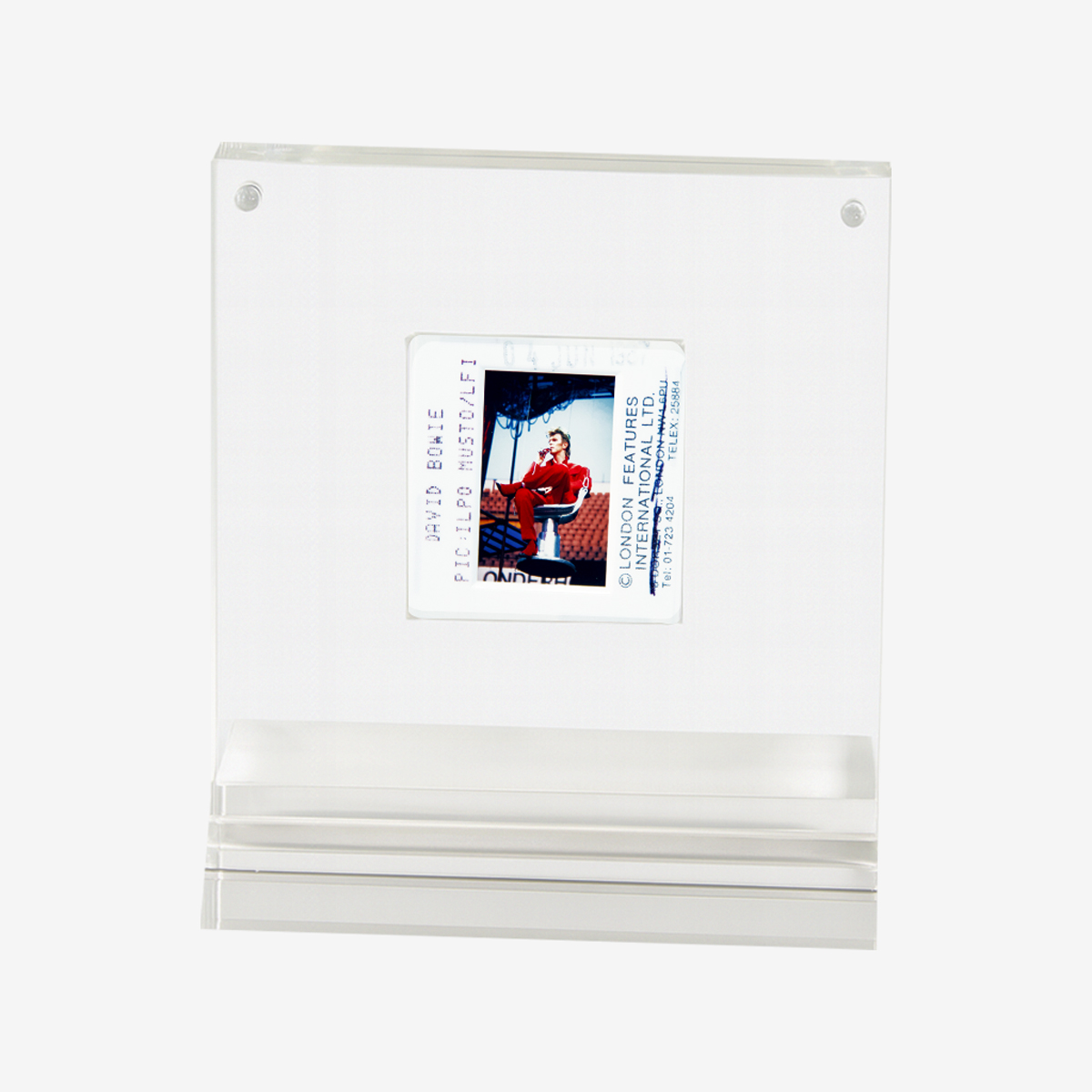 David Bowie Boxed Original 35MM Photograph in Acrylic Case image number 2
