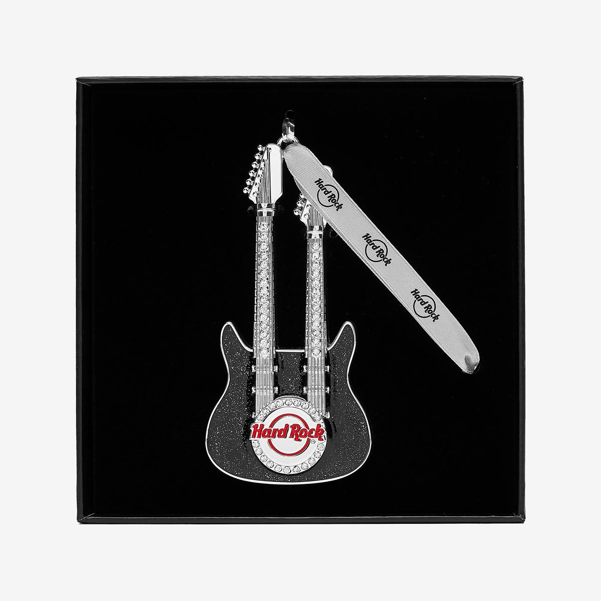 Silver Plated Guitar Ornament image number 3