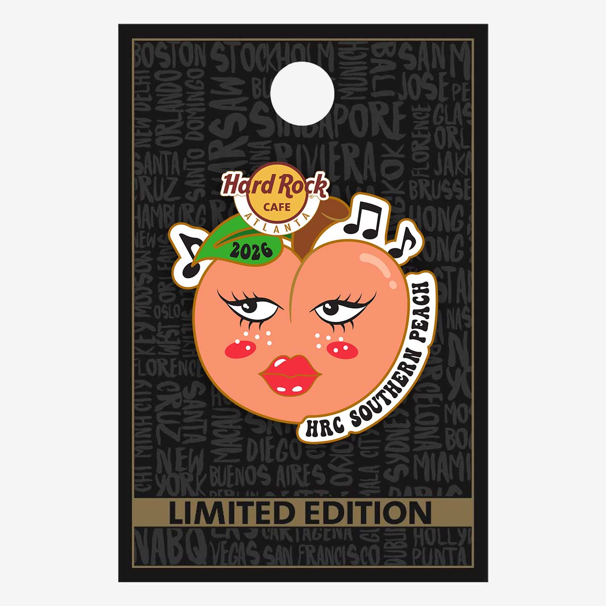 Limited Edition Atlanta Southern Peach 2026 Pin image number 2