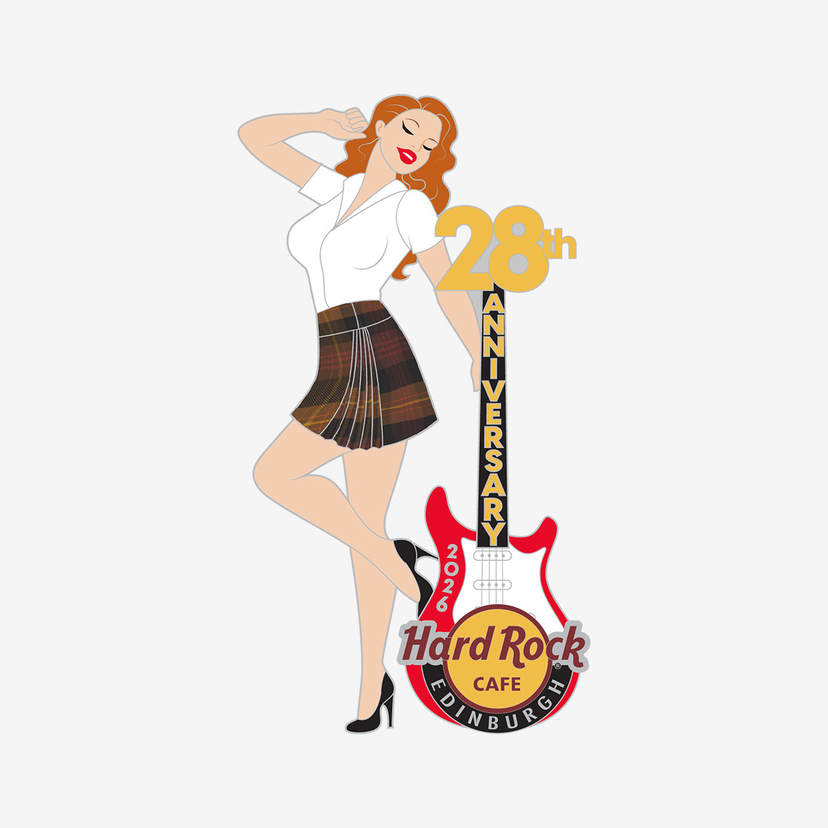 Limited Edition Edinburgh 28th Anniversary Pin image number 1