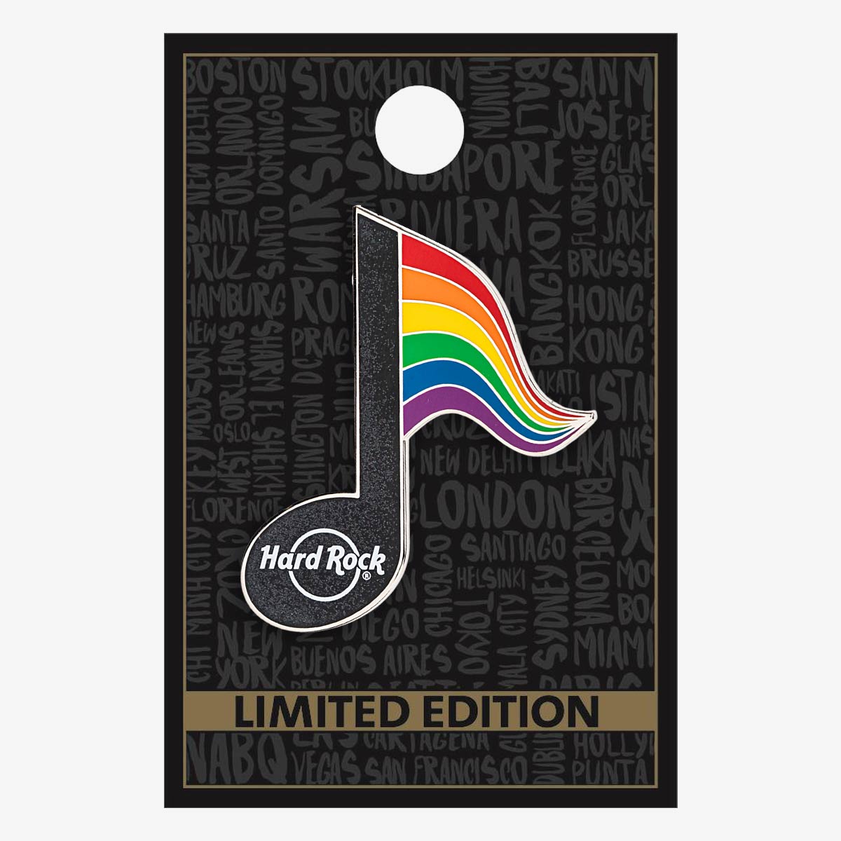 Limited Edition Music Note 2025 Pride Pin image number 2