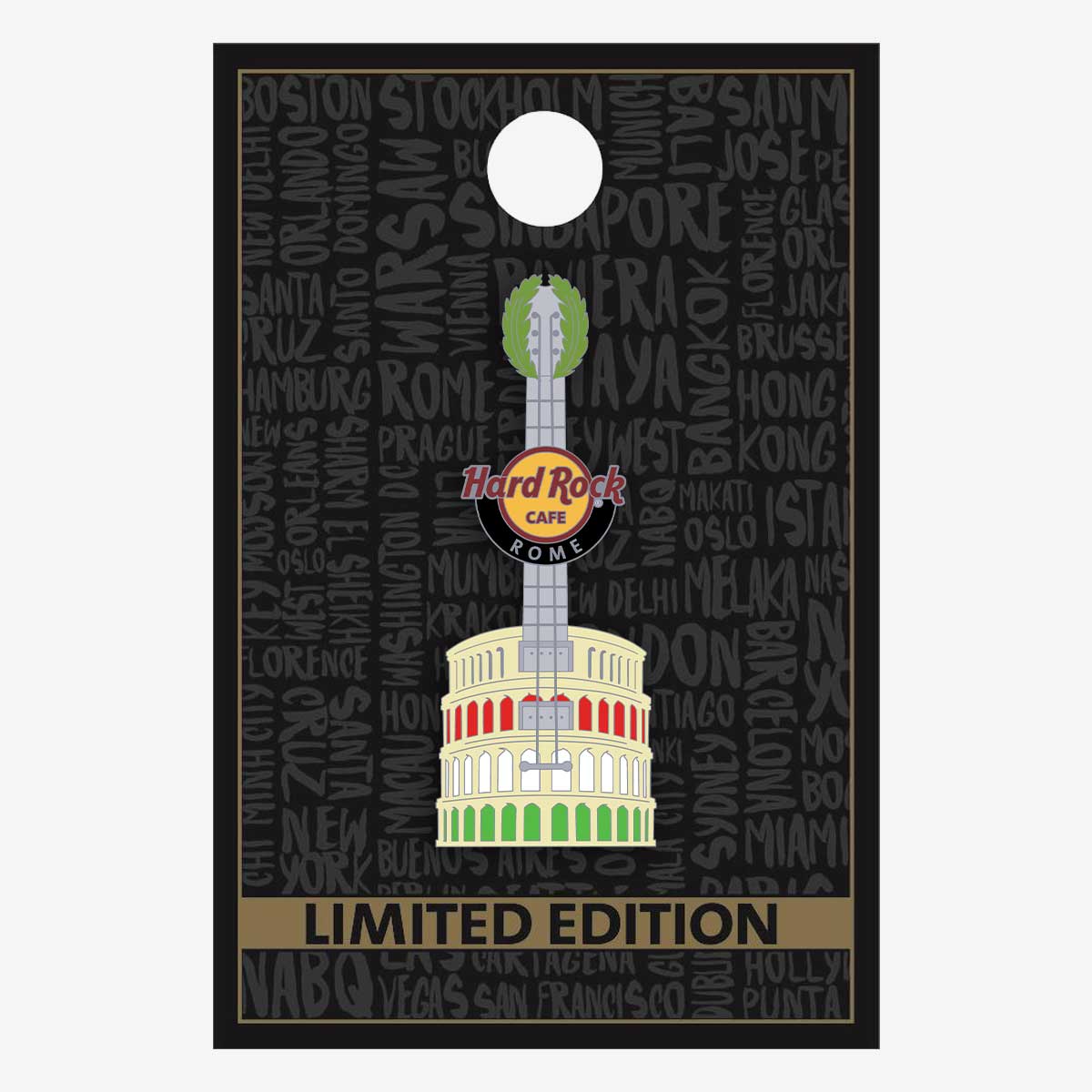 Limited Edition Rome Colosseo Guitar Pin image number 2