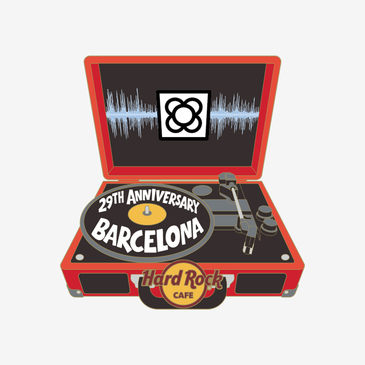 Barcelona 29th Anniversary Pin image number 1