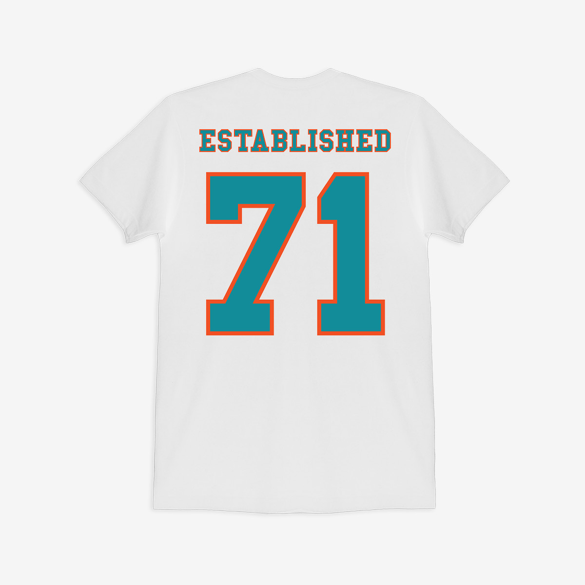 Adult Fit Alternate Football Colors Classic Logo Tee image number 2