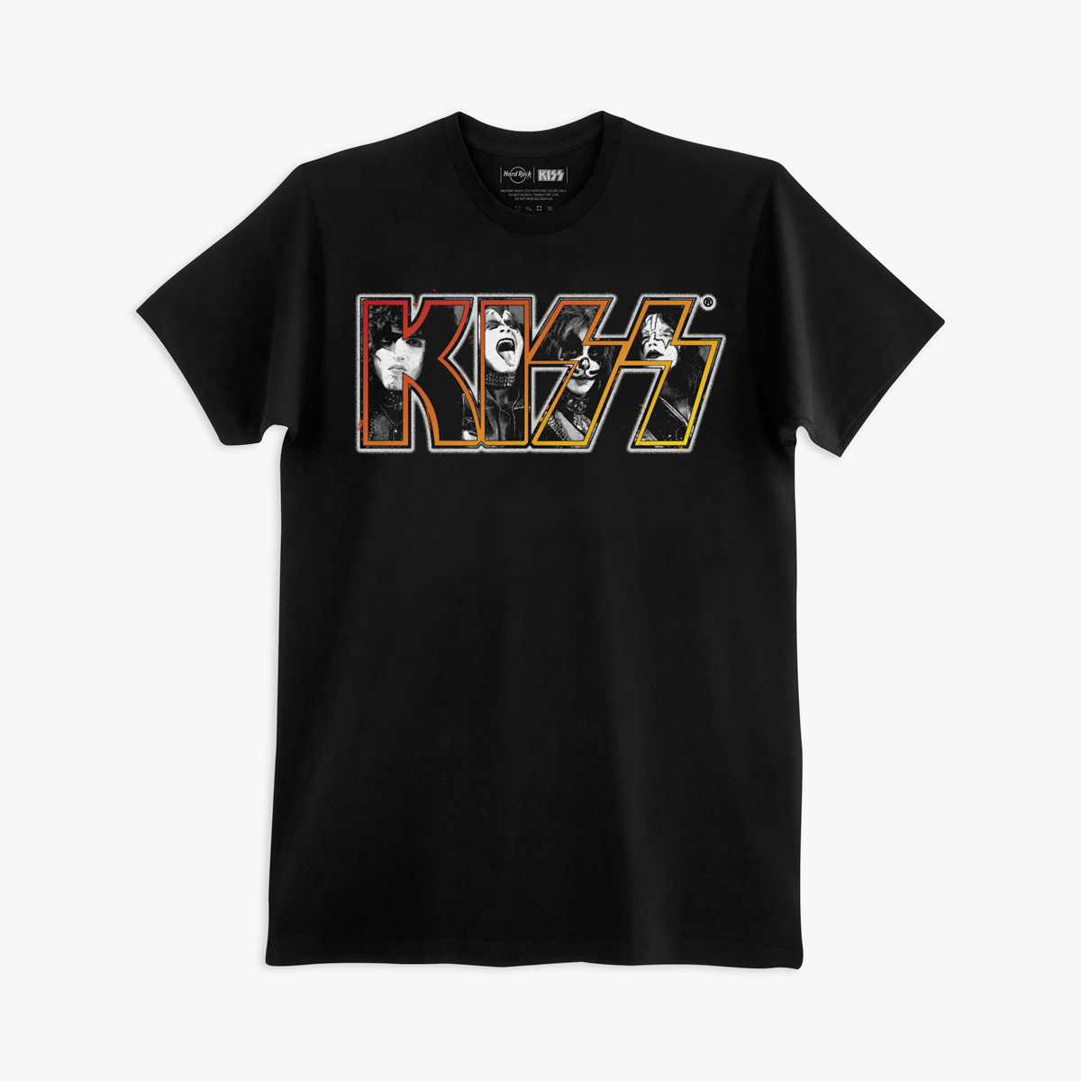 Adult Fit KISS Collab Tee in Black image number 1