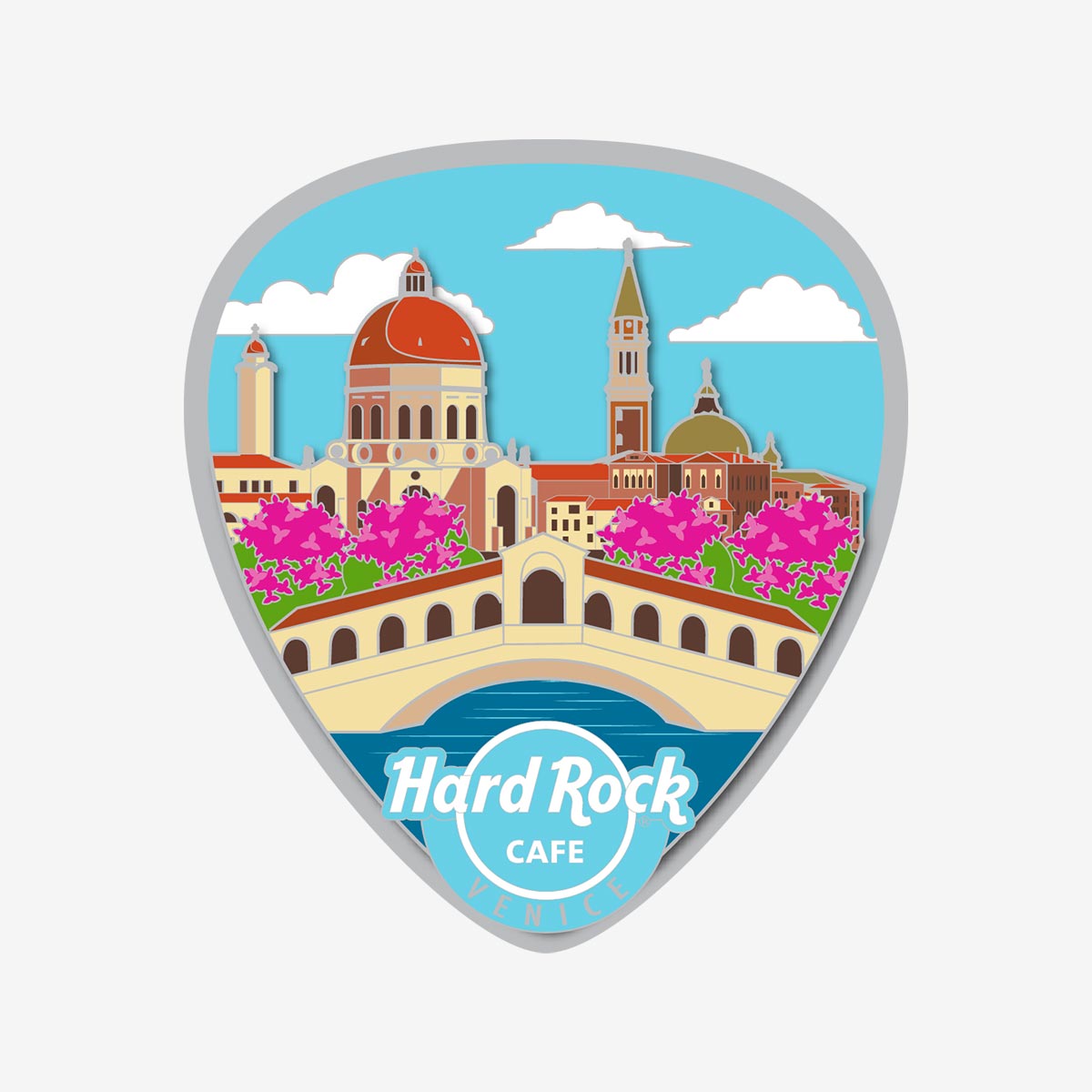 Limited Edition Venice Bridge Pick Pin image number 1