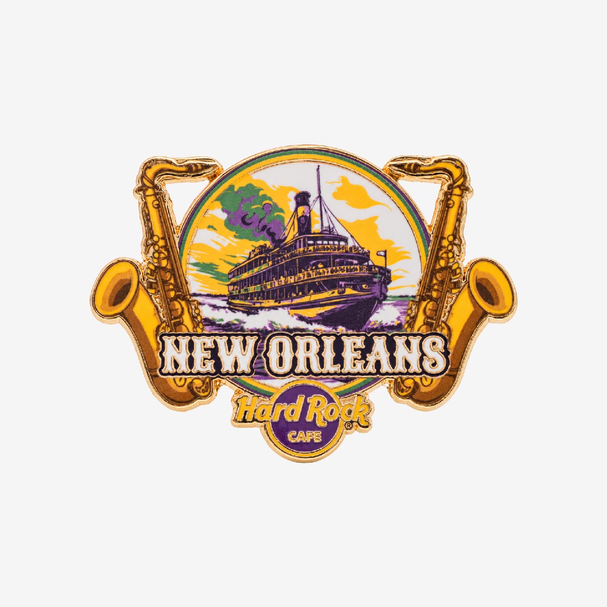 Collectible New Orleans Riverboat Pin image number 1