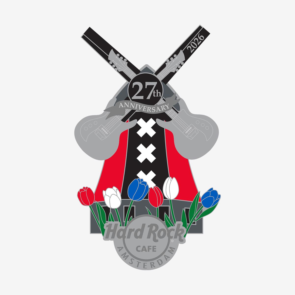 Limited Edition Amsterdam 27th Anniversary Pin image number 1