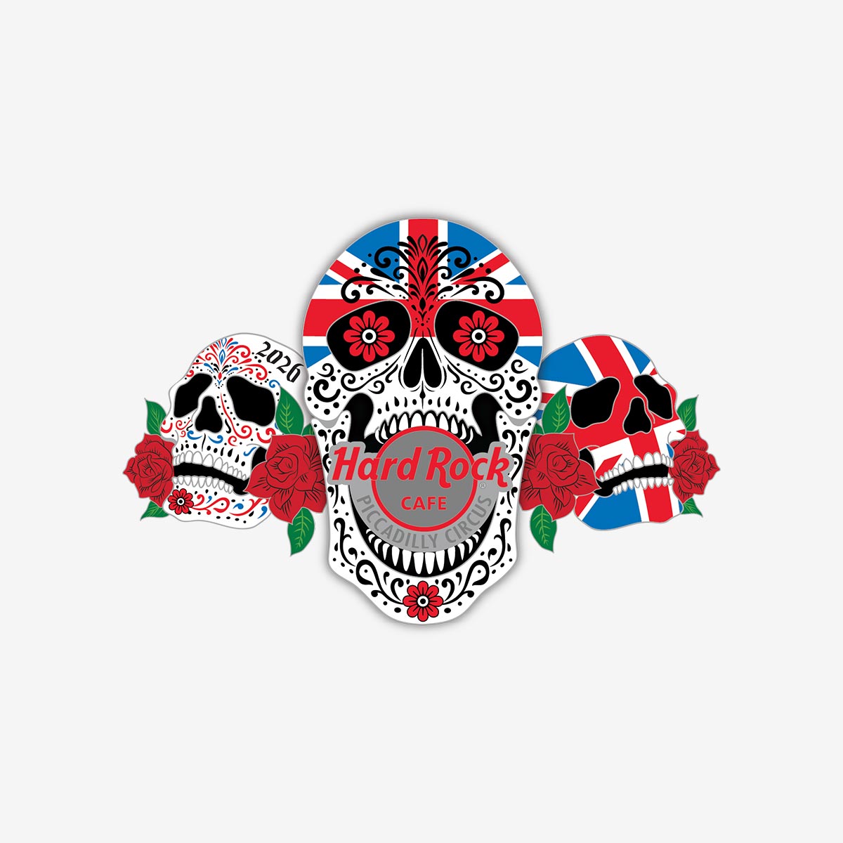 Limited Edition Piccadilly Circus Sugar Skulls 2026 Pin image number 1