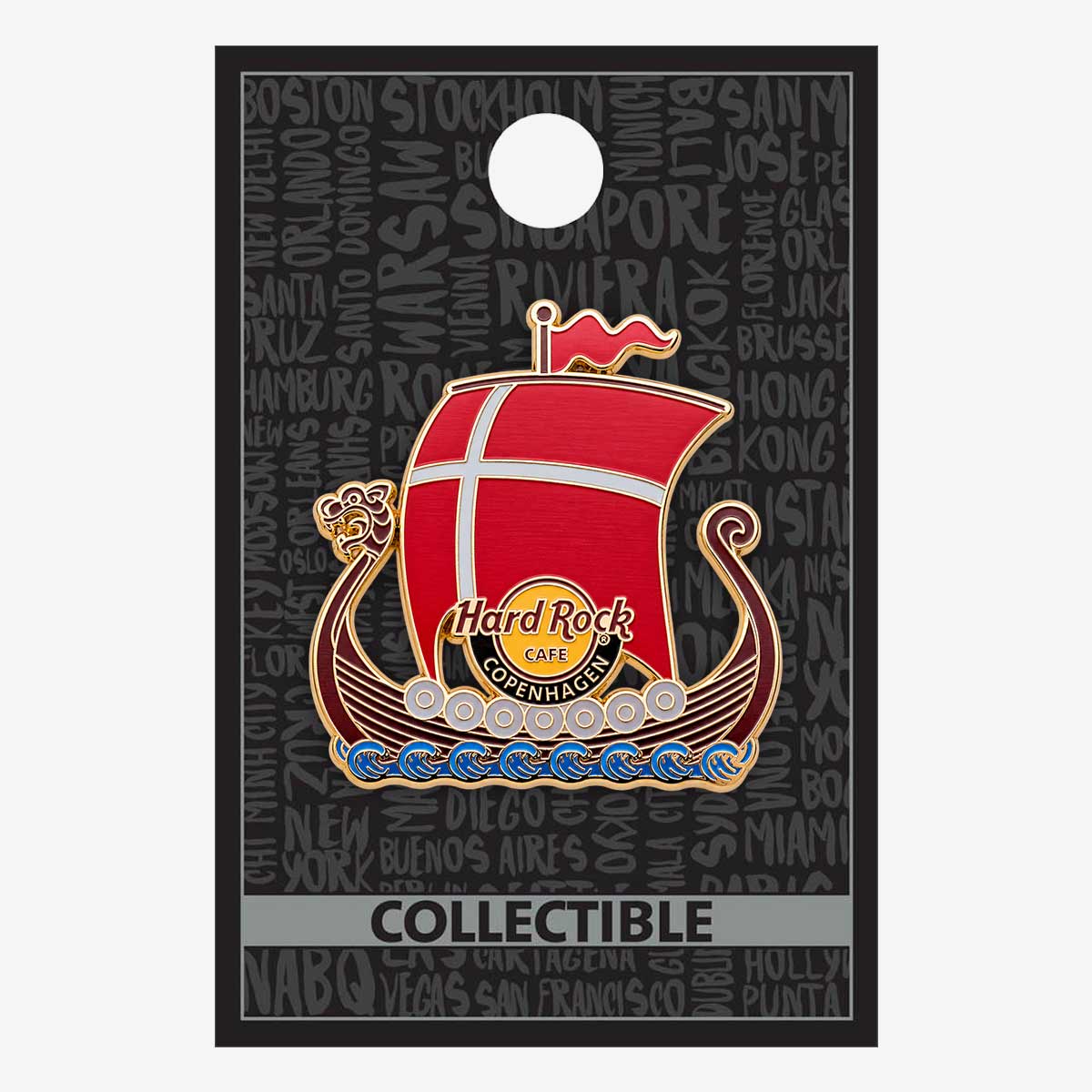 Collectible Copenhagen Viking Ship Pin image number 2