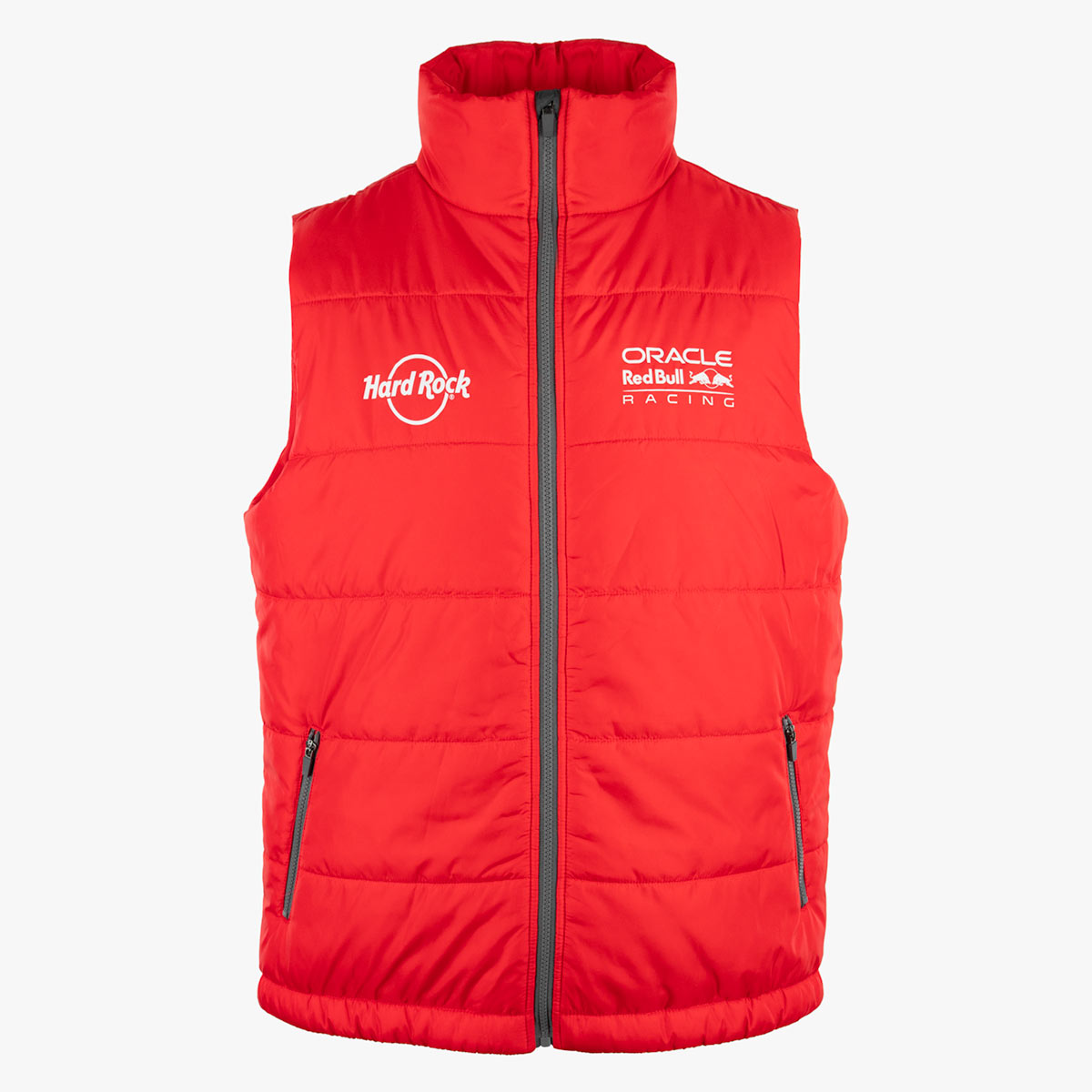 Oracle Red Bull Racing F1 Puffer Vest in Red image number 1