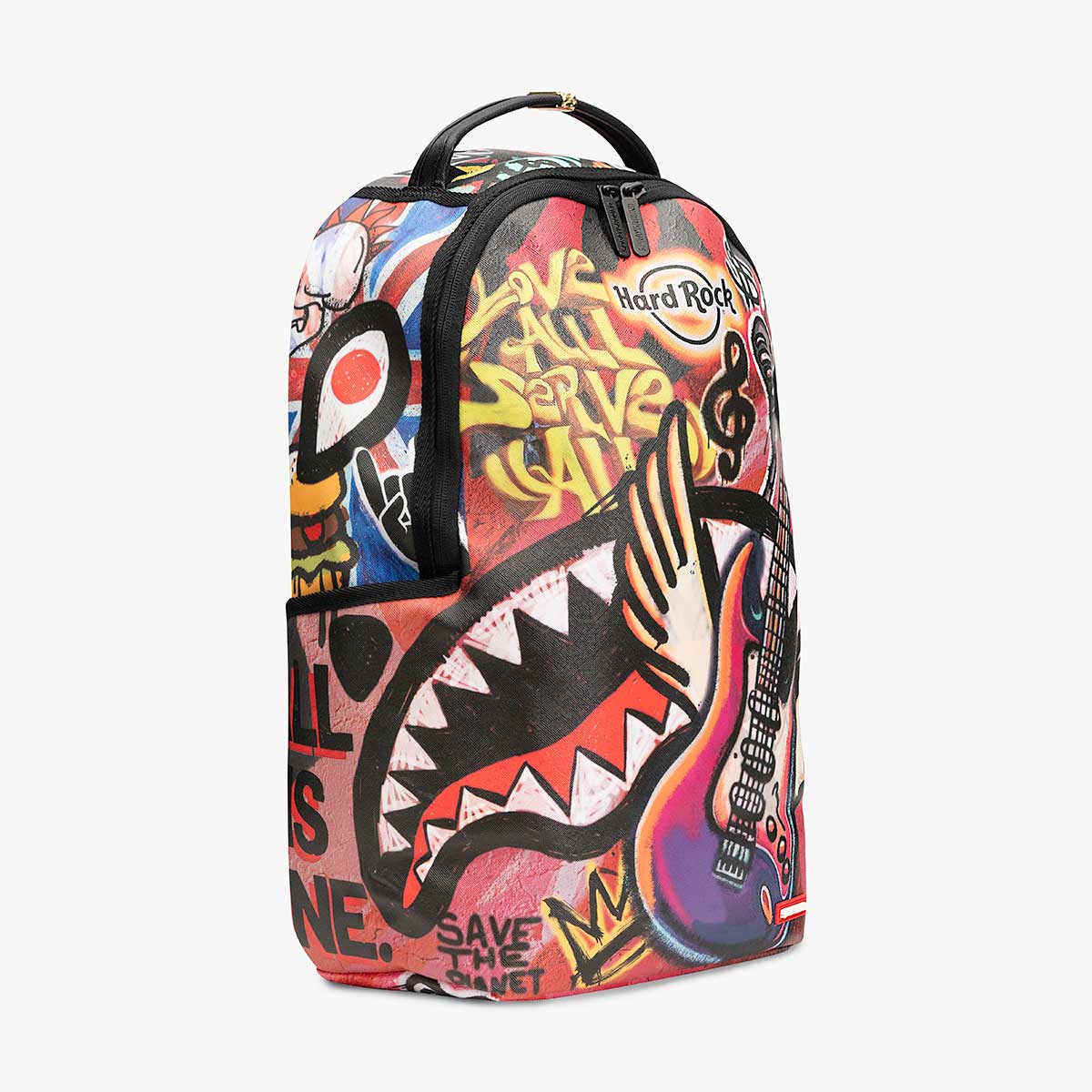 Hard Rock  X Sprayground Graffiti Backpack image number 2