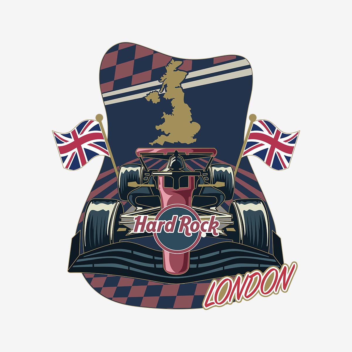 Limited Edition London Racing Pin image number 1