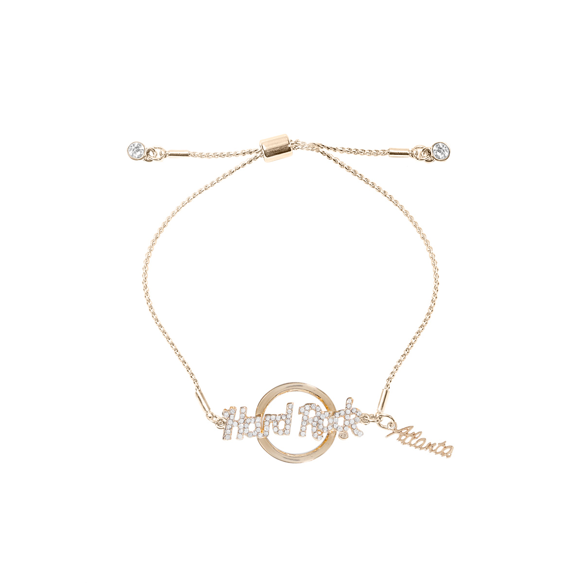 Gold Logo Pendant Bolo Bracelet image number 1